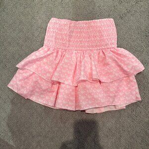 Meet x Tiger Pink floral skirt